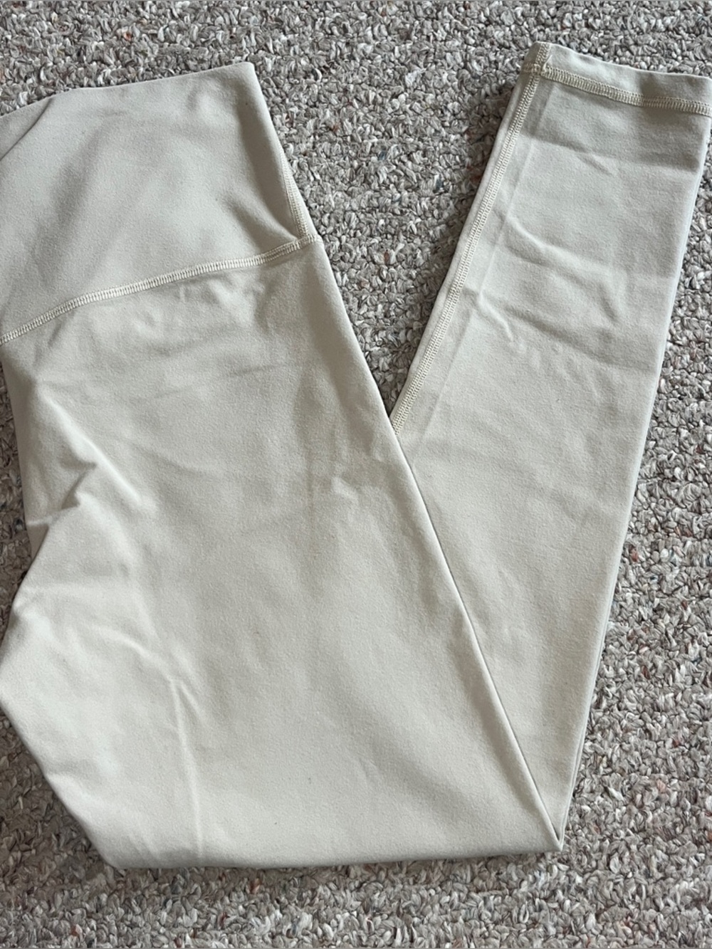 Aritzia Tna action High-Waisted Cream workout Leggings soft women’s size large